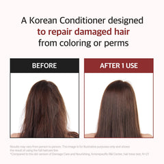 Ryo conditioner label close-up emphasizing anti-itch benefits.