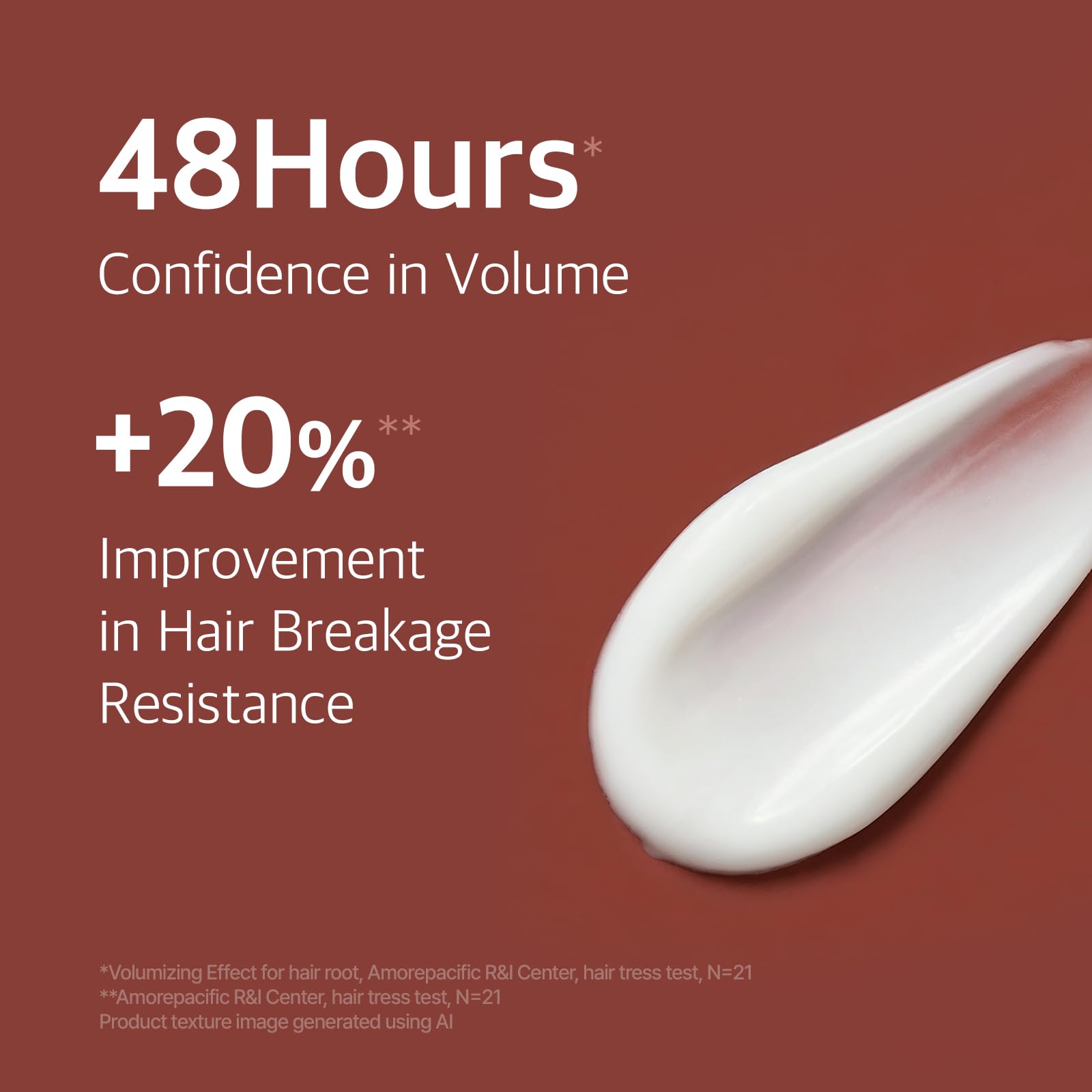Ryo Strengthen & Volume Conditioner pump dispense demonstrates easy application