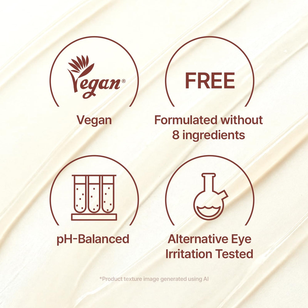 Ryo Strengthen & Volume Shampoo texture close-up shows dense creamy formula