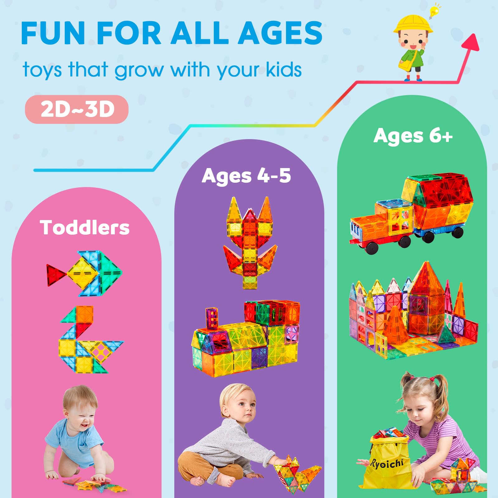 Ryoichi gift-ready box with tiles makes a great educational present for ages 3-9