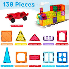 Ryoichi magnetic tiles close-up highlighting durable ABS and rounded edges