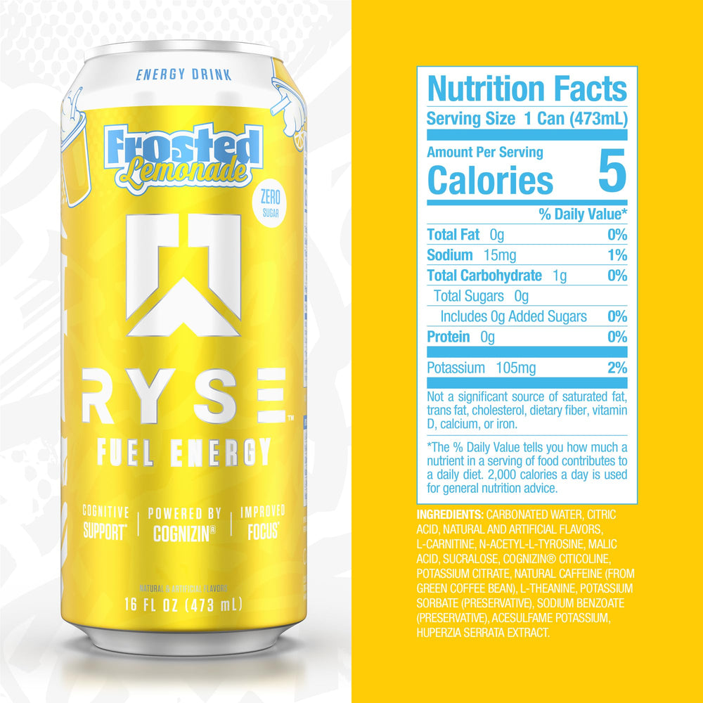 RYSE Fuel 12-pack on shelf for convenient daily energy