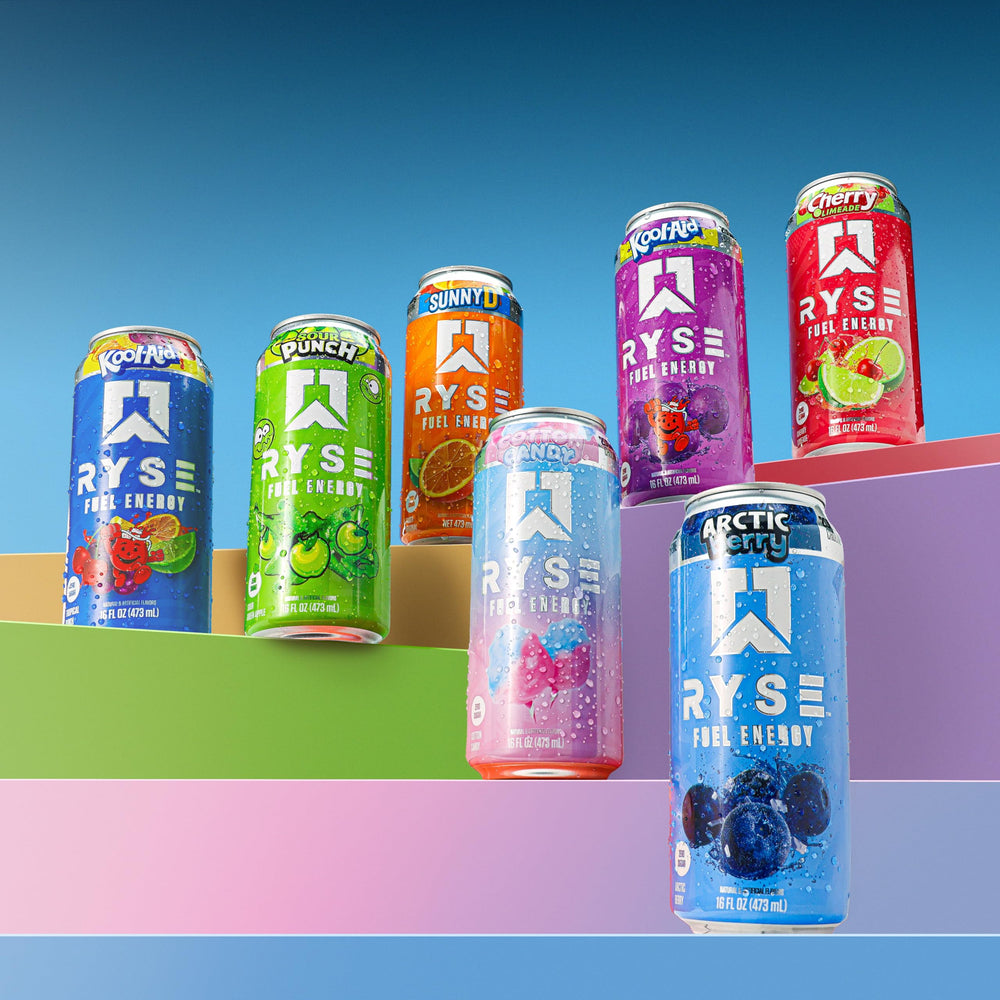 RYSE Fuel Energy user holds a can, signaling convenient focus on demand