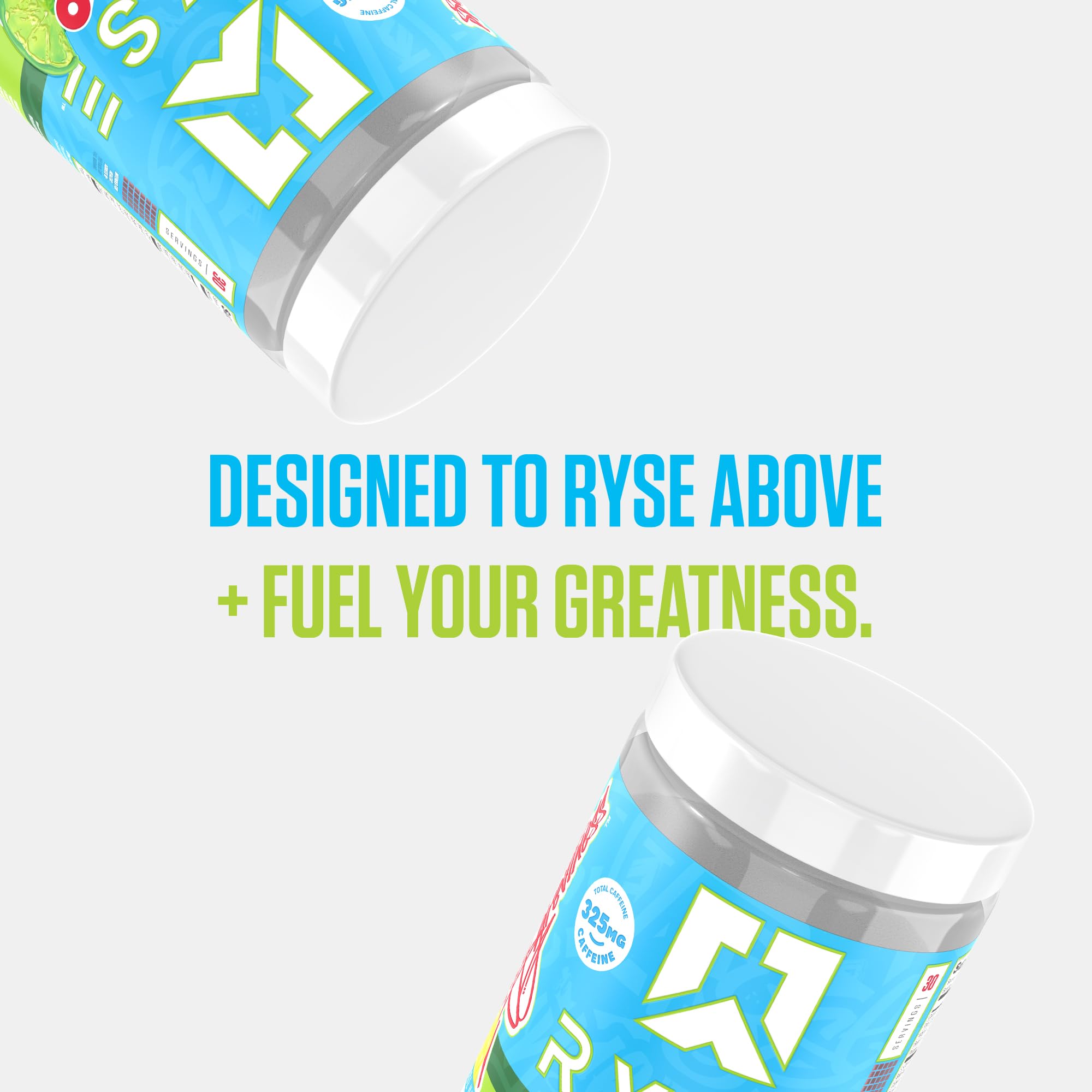 RYSE Loaded glass with powder ready for gym-day pre-workout ritual.