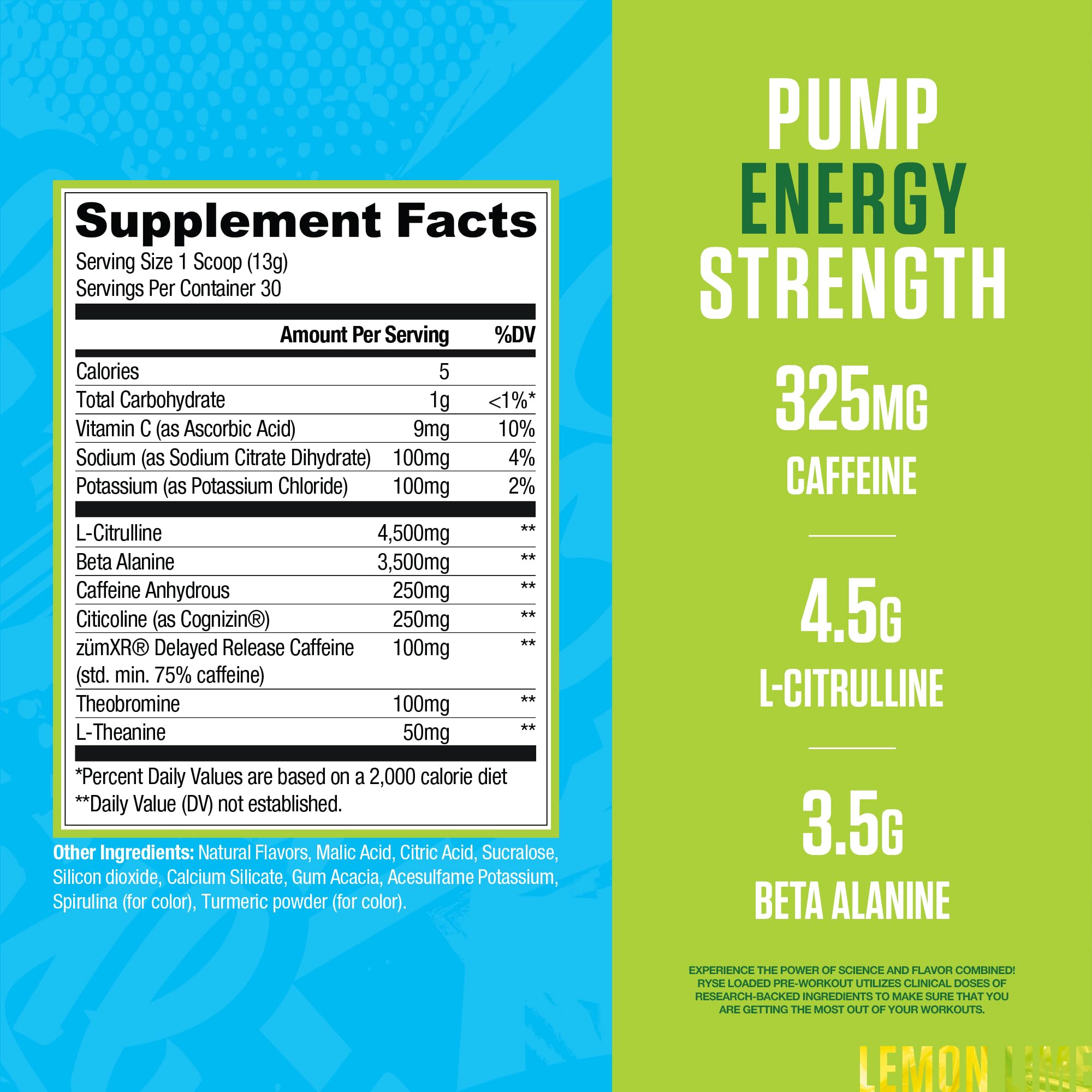 RYSE Loaded pre-workout scoop in use for precise dosing and steady energy.