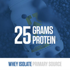 RYSE Loaded Protein Powder Blueberry Muffin with MCTs for clean energy during workouts.