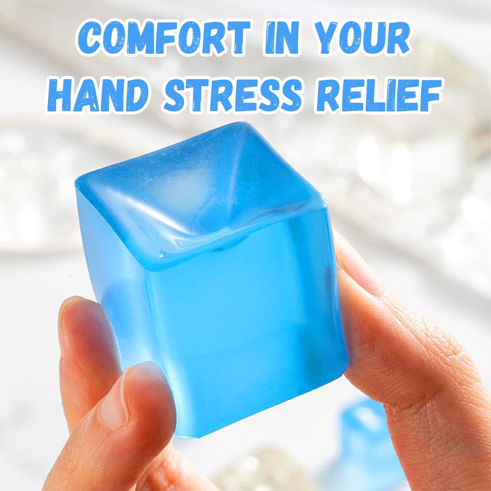 Rytopt ice cube squeeze ball square ideal gift idea for holidays.