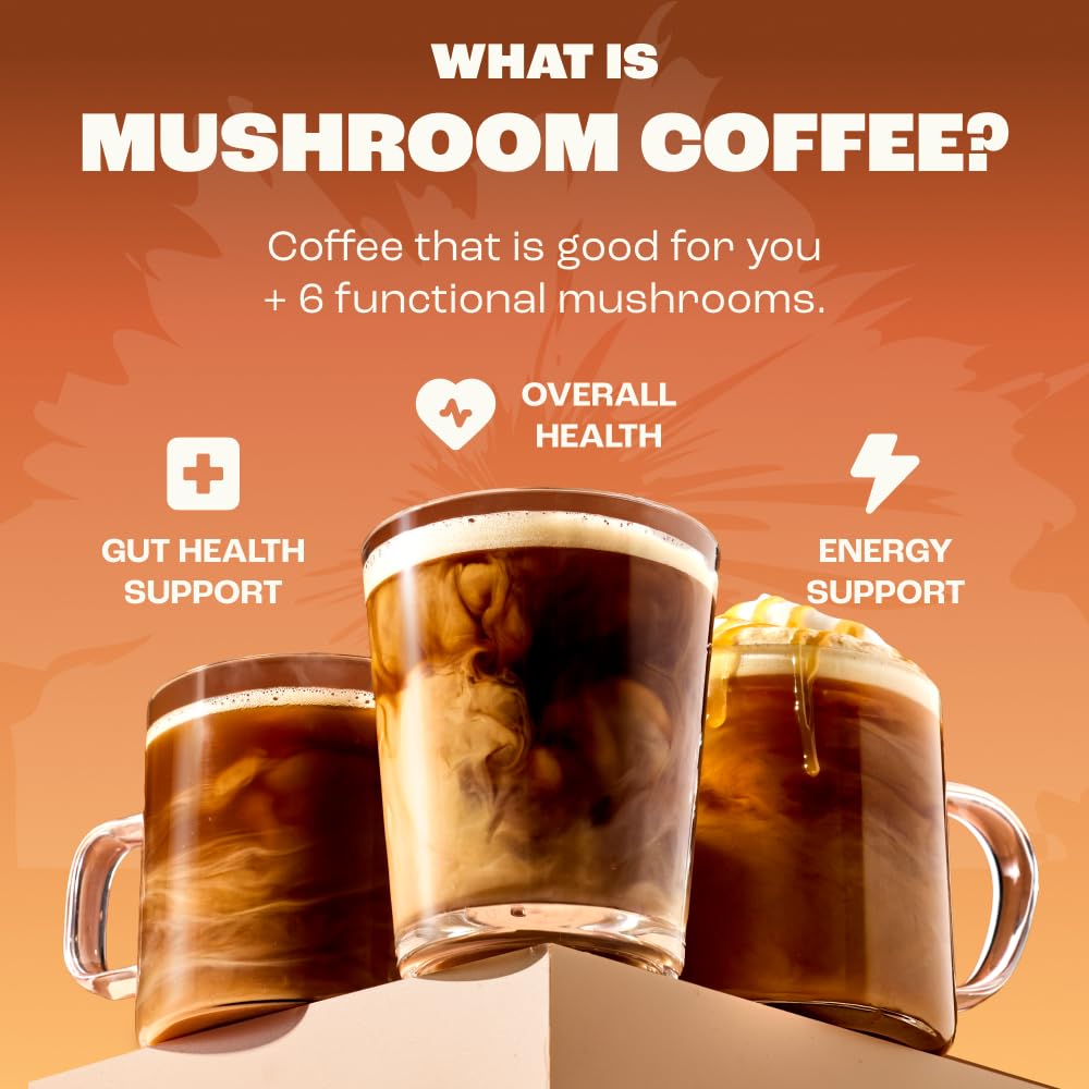 Illustration of Cordyceps to Lion’s Mane mushrooms