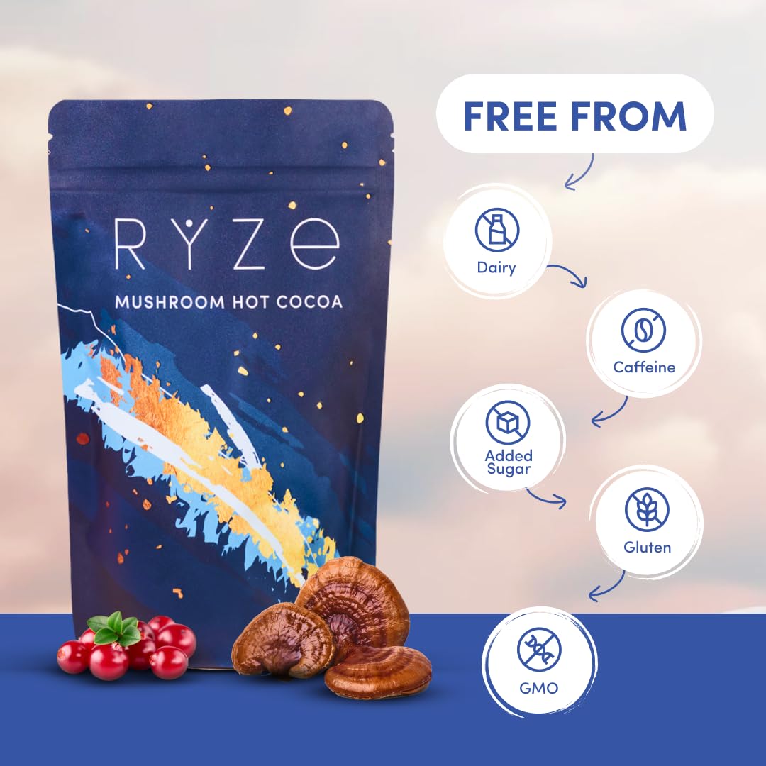 RYZE melatonin bottle close-up emphasizing sleep-supporting ingredients