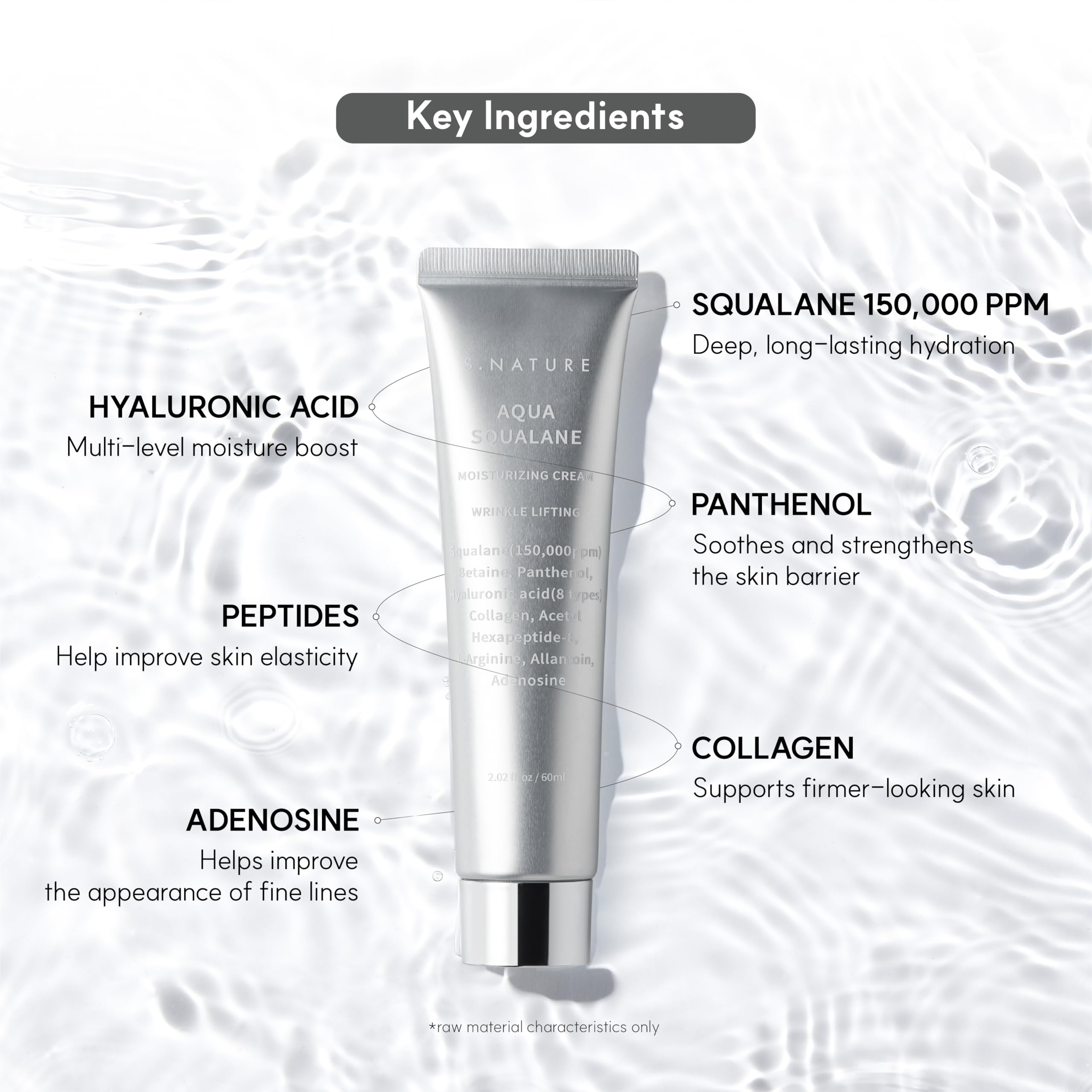 Korean skincare-inspired formula featuring squalane for balanced skin texture.