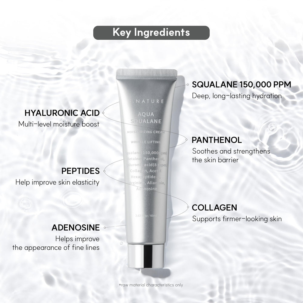 Korean skincare-inspired formula featuring squalane for balanced skin texture.