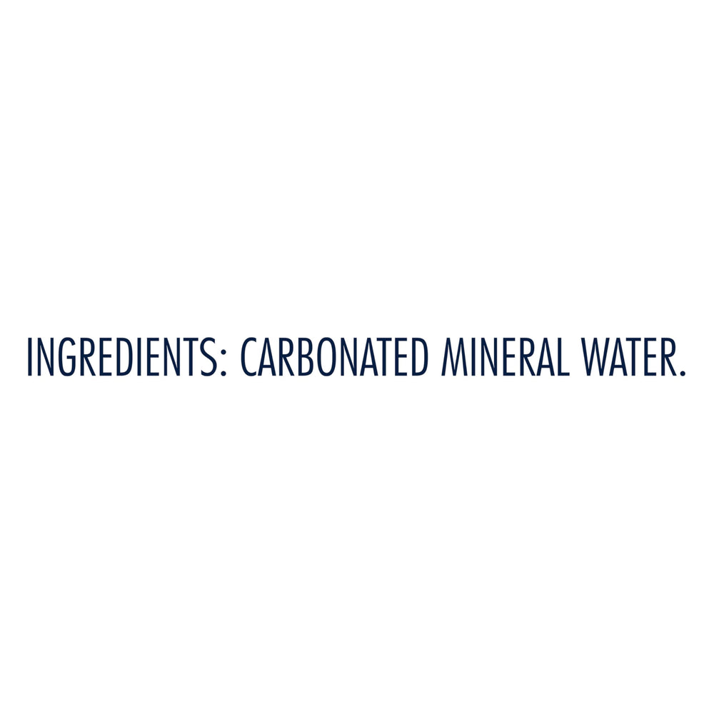 S.Pellegrino can pour into glass showcases sparkling clarity.