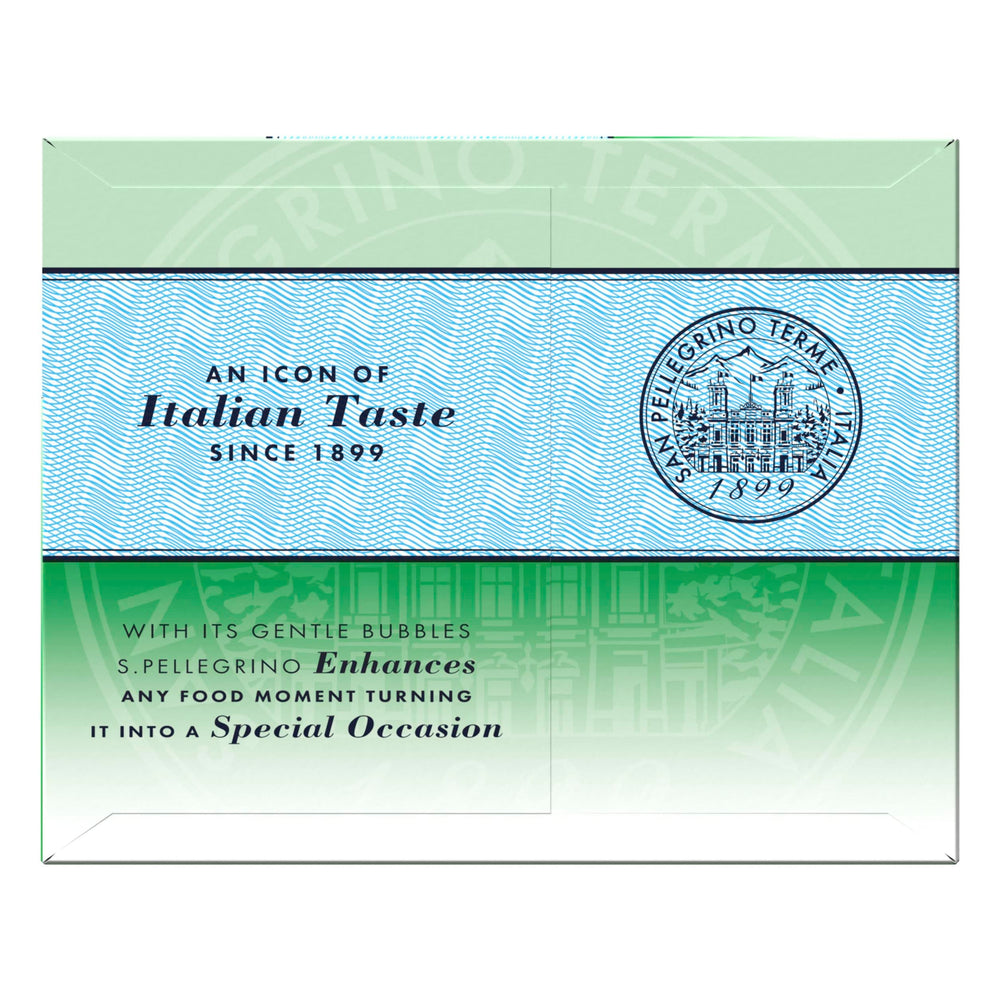 S.Pellegrino water evokes Italian heritage for everyday moments.