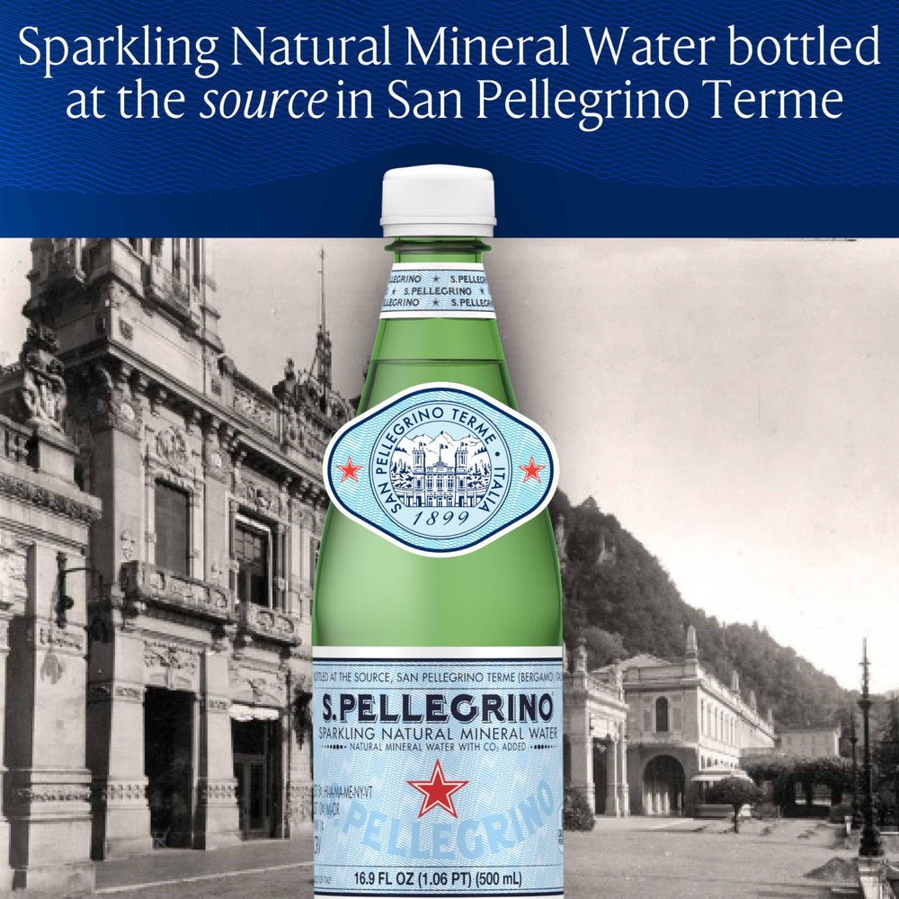 S.Pellegrino in the refrigerator ready to chill