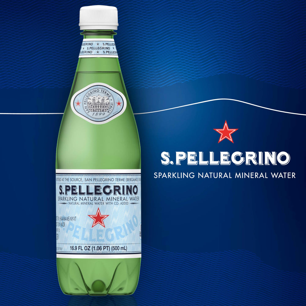 Pack of 12 S.Pellegrino bottles for on-the-go