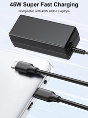 S SKSTYLE charger for HP Envy x360 powers the laptop quickly during travel