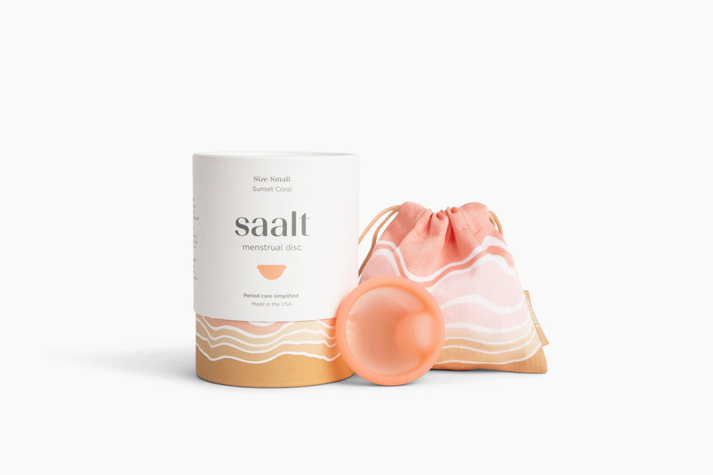 Saalt Disc made in USA, BPA-free, latex-free, vegan