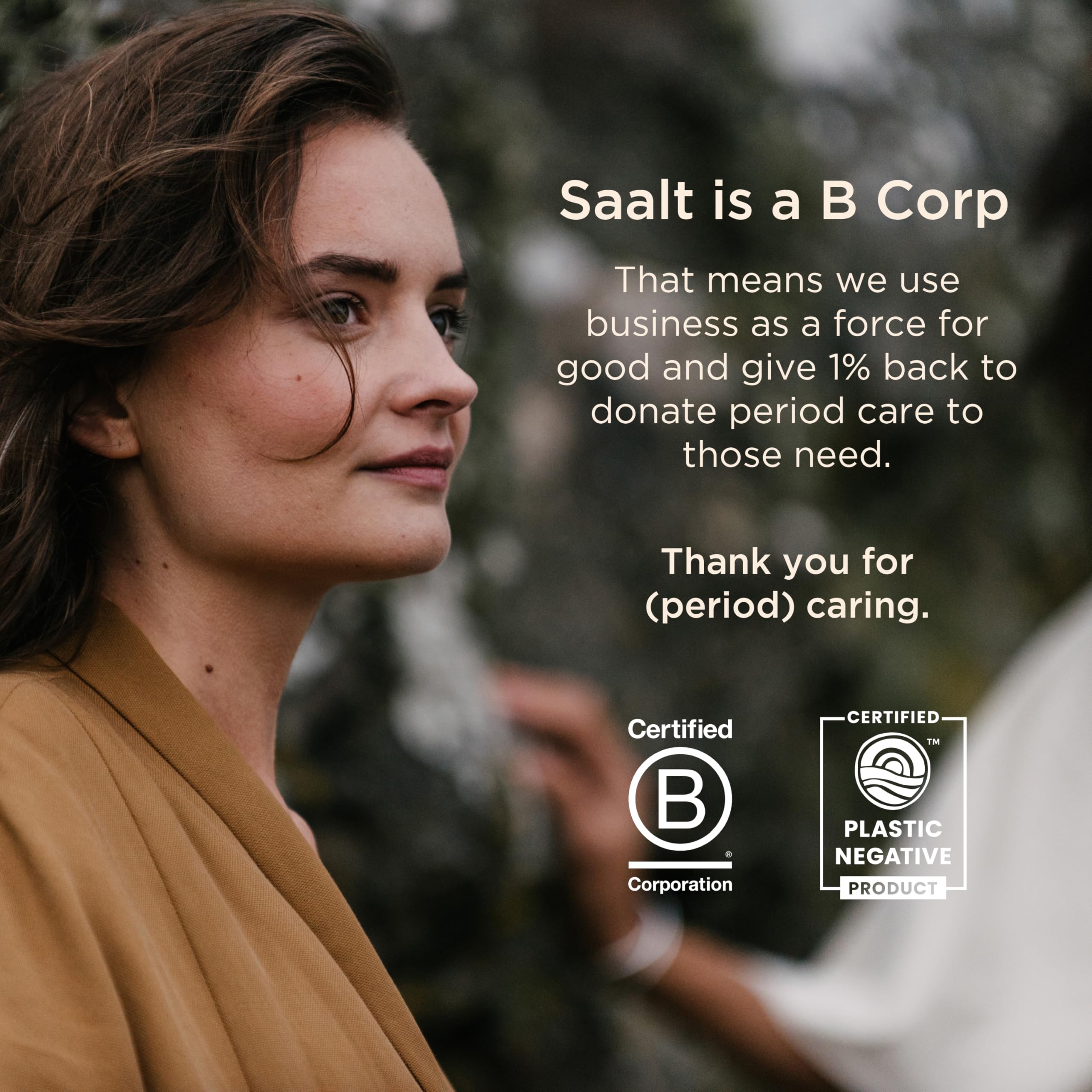Saalt Disc no-mess period sex option through discreet, flat fit