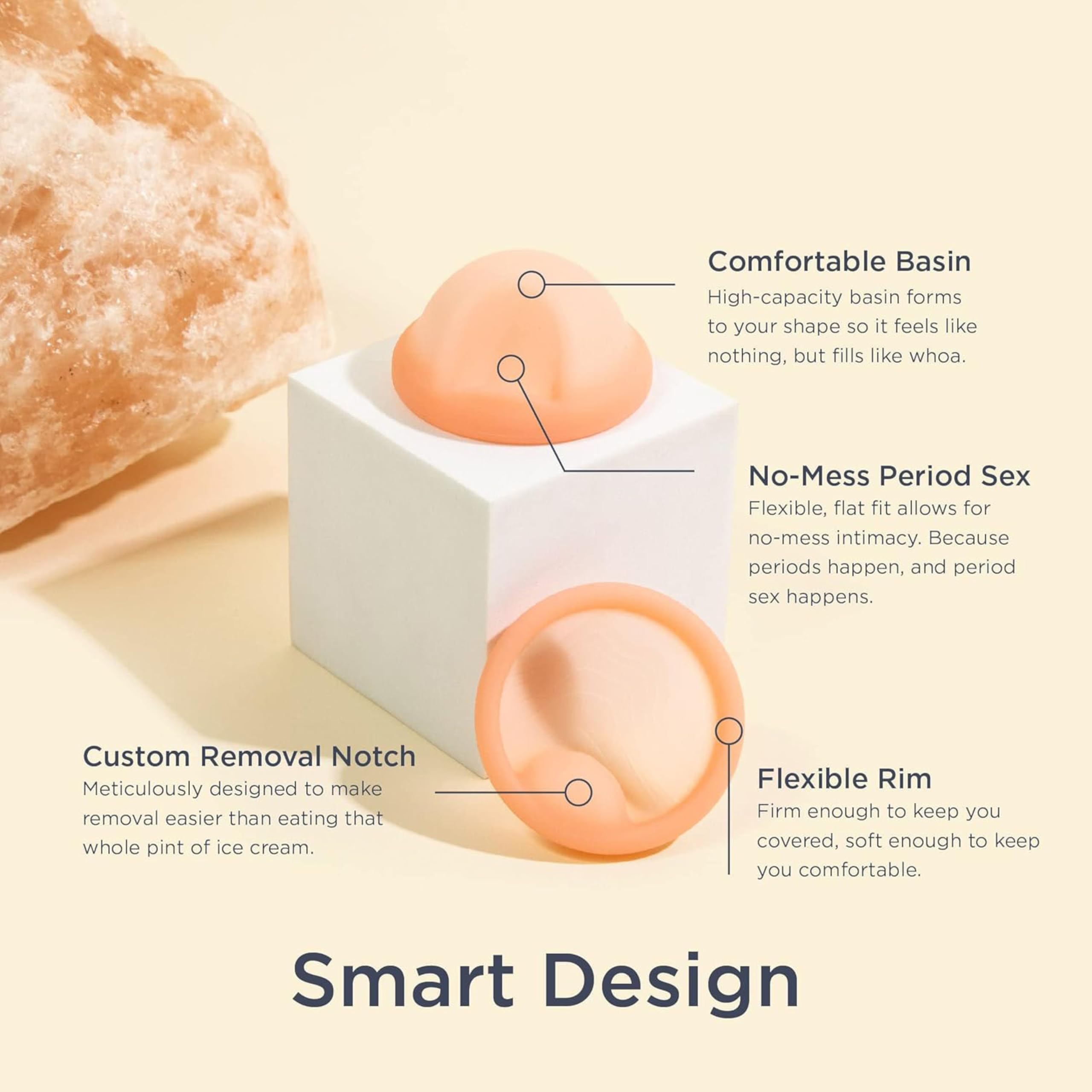 Saalt Disc worn during daily activities with no leaks and comfort