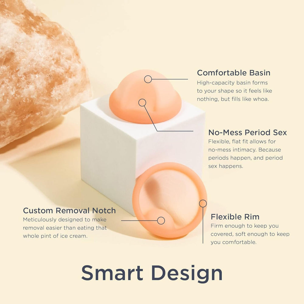 Saalt Disc worn during daily activities with no leaks and comfort