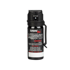 SABRE Crossfire belt clip keeps pepper gel within reach during daily activities.