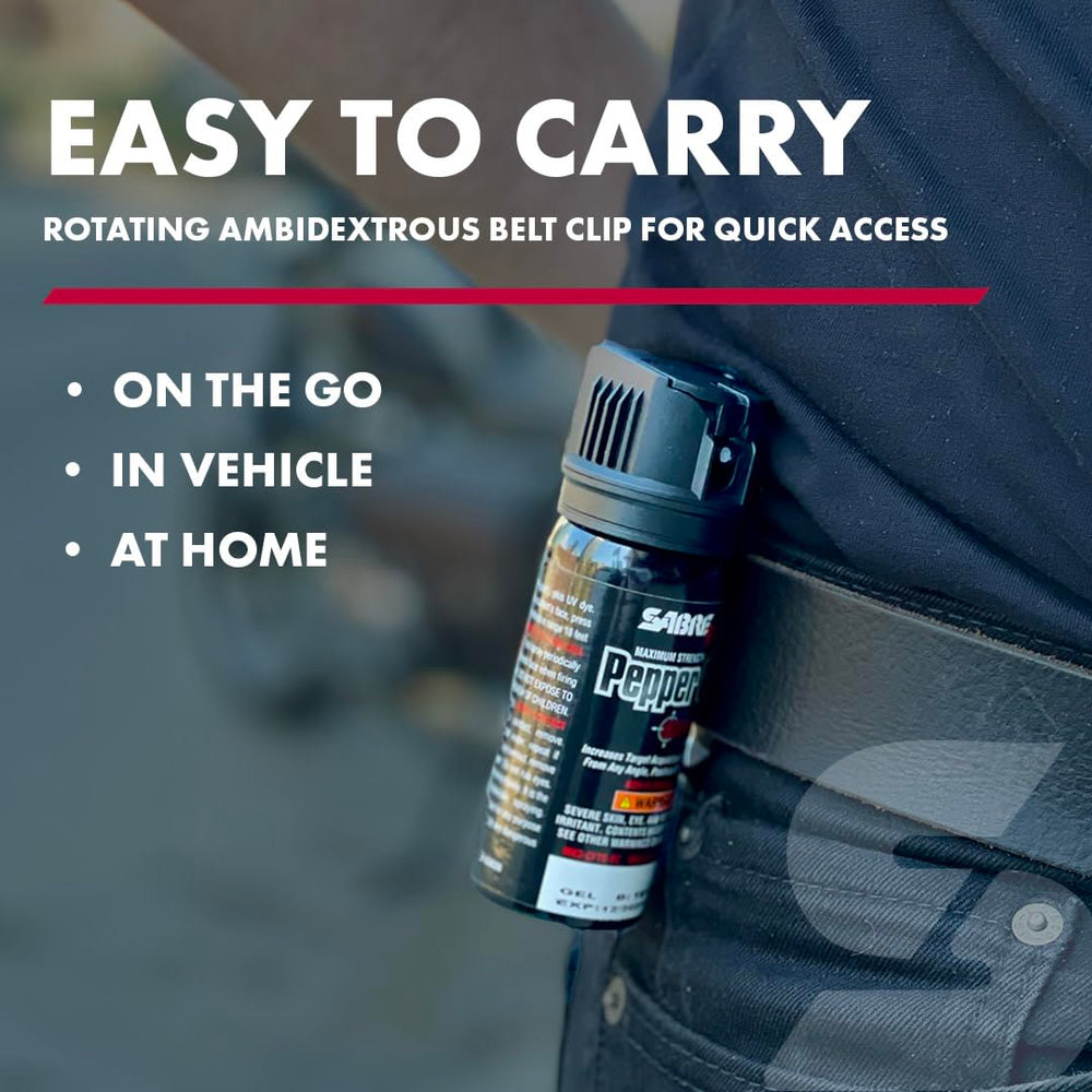 SABRE Crossfire reaches up to 20 feet for safer distancing.