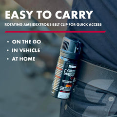SABRE Crossfire reaches up to 20 feet for safer distancing.