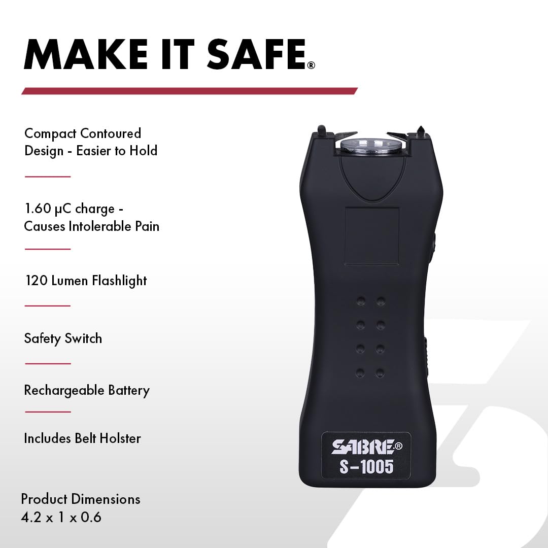 SABRE fast flip top safety prevents accidental discharge
