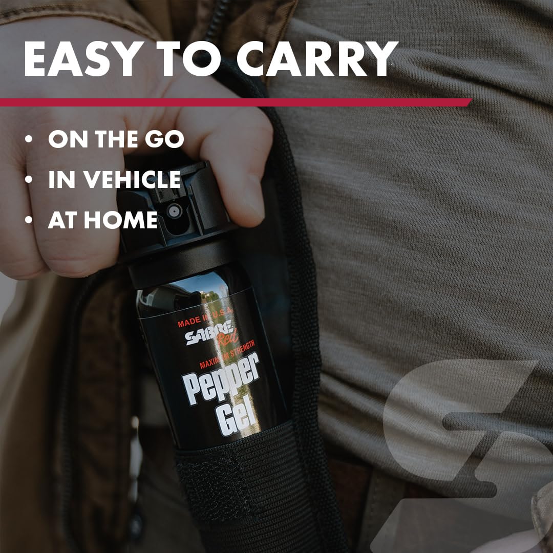 SABRE fast flip top safety ensures intentional deployment and prevents accidents