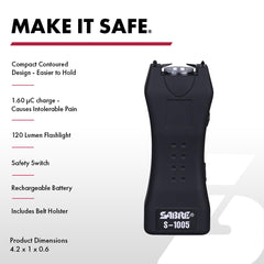 SABRE fast flip top safety prevents accidental discharge