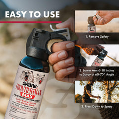 SABRE Frontiersman MAX quick-draw holster enables fast, silent access.