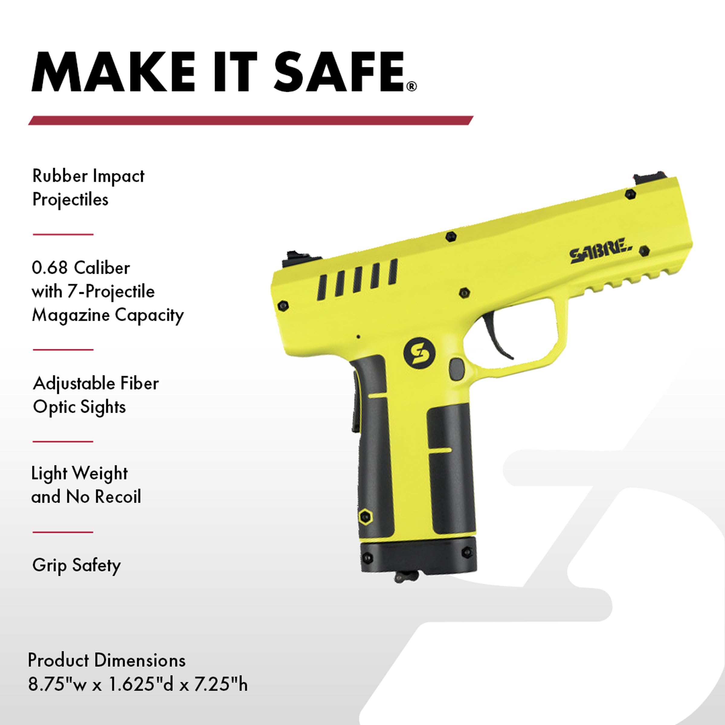 SABRE kit shows CO2 cartridges and padded carry case included