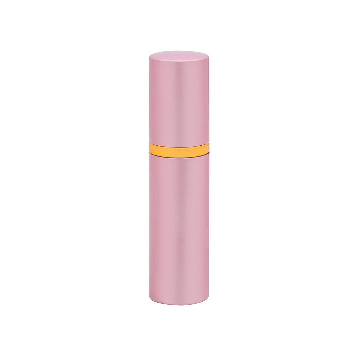 SABRE lipstick pepper spray compact in pink for discreet self-defense in daily life.