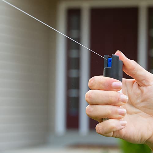SABRE pepper spray twist-lock safety prevents accidental discharge