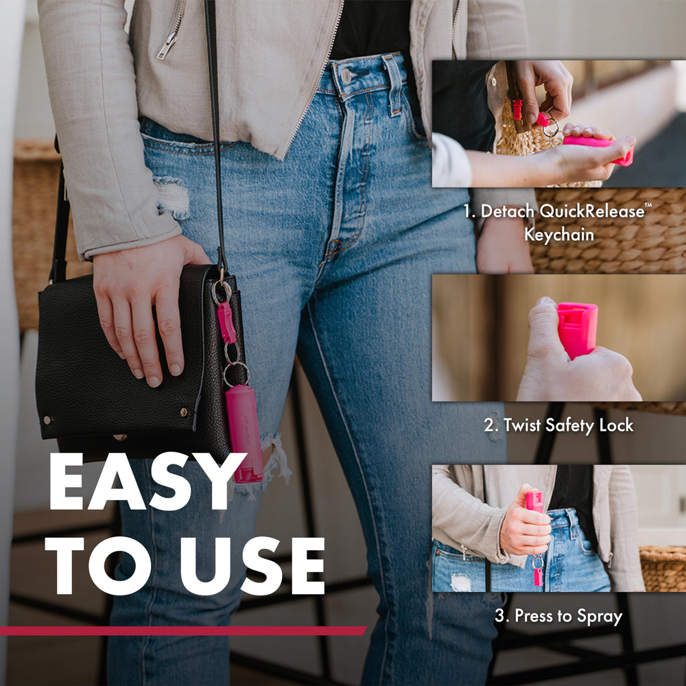 SABRE pepper spray crafted in the USA supports reliable, tested personal protection.