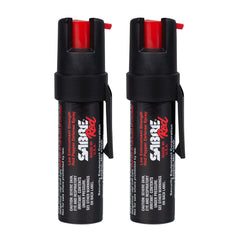 SABRE Red compact pepper spray with belt clip for fast access in emergencies