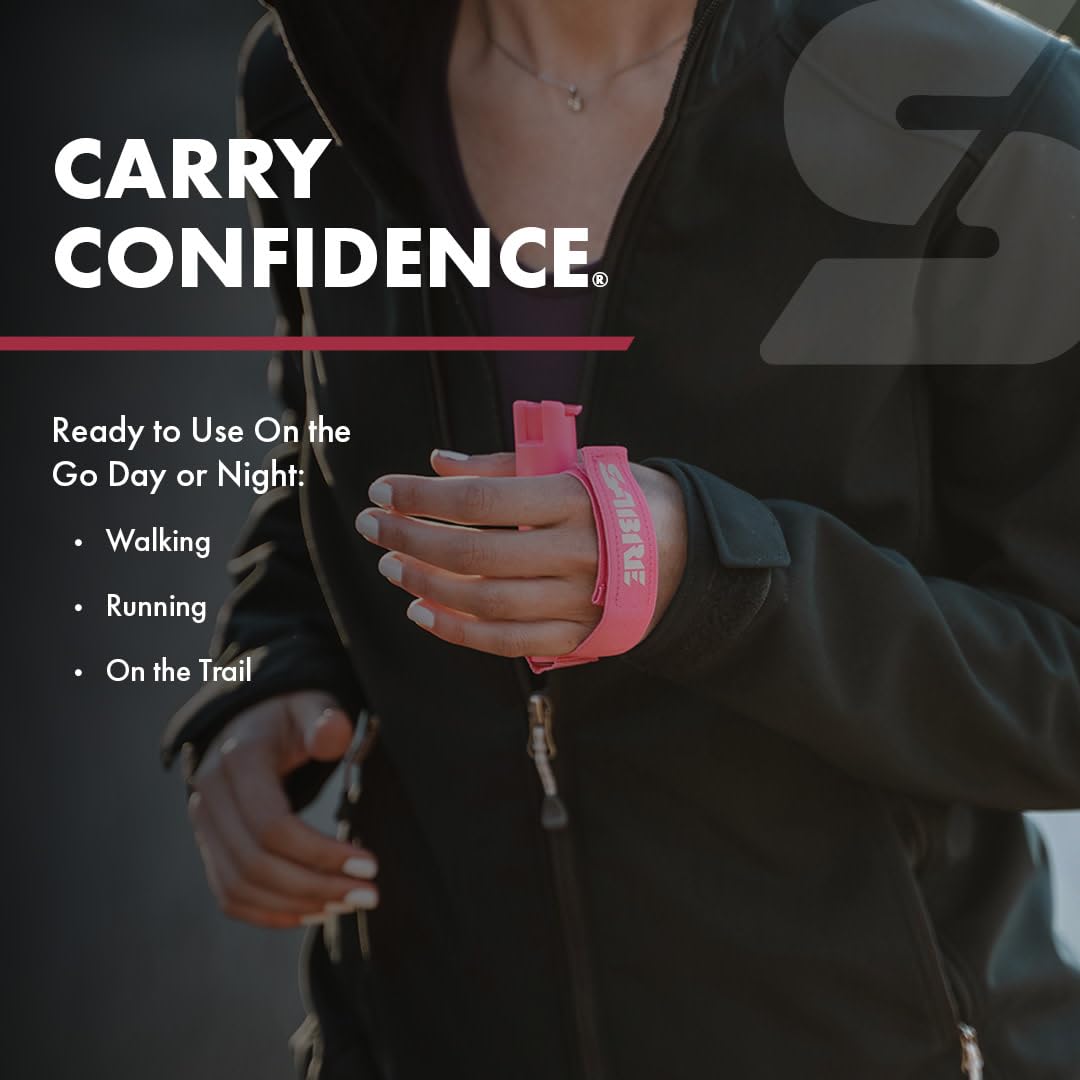 SABRE Runner compact size fits pockets or belts for hands-free carry.