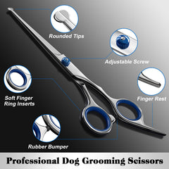 Saccison curved scissor contours around sensitive areas for smooth shaping