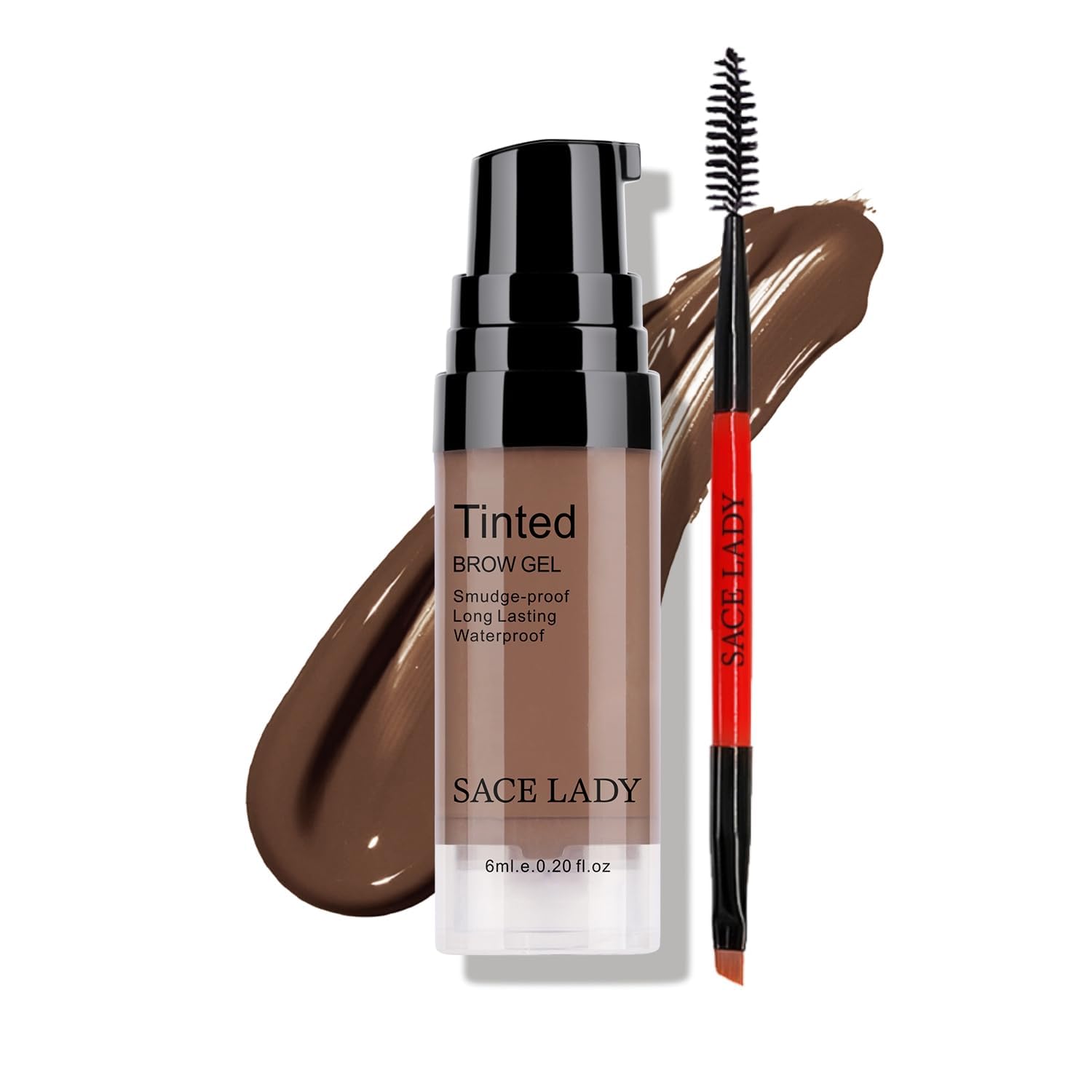SACE LADY 3D Eyebrow Gel pump shows long-wear potential