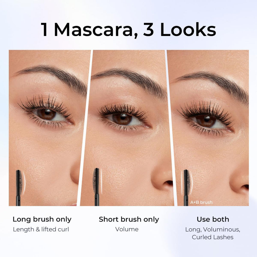 SACE LADY lashes defined and lifted by precise brush action.