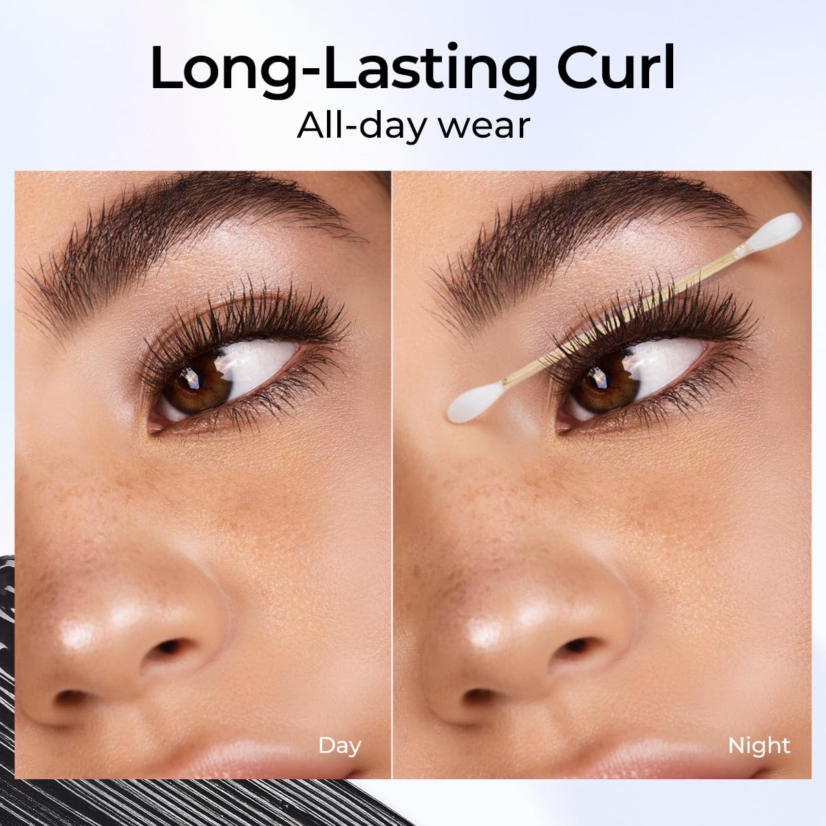 SACE LADY formula with peptide fibers for lash structure.