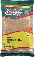 Sadaf Bulghur #1 Fine in a resealable 20oz bag for quick meal prep.