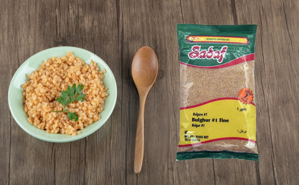 Sadaf Bulghur #1 Fine ready to use in tabbouleh and more.