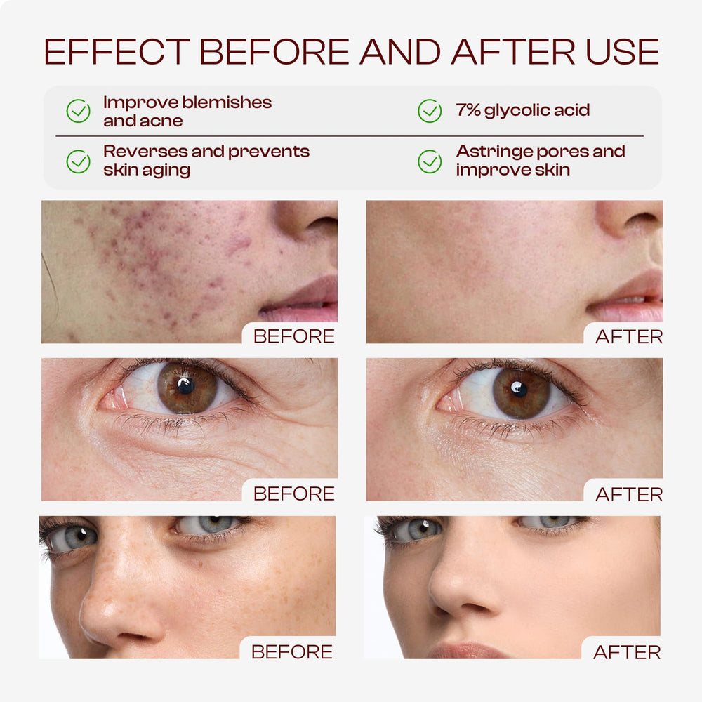SADOWAY Glycolic Toner dispense action demonstrating easy nightly hydration and exfoliation routine.