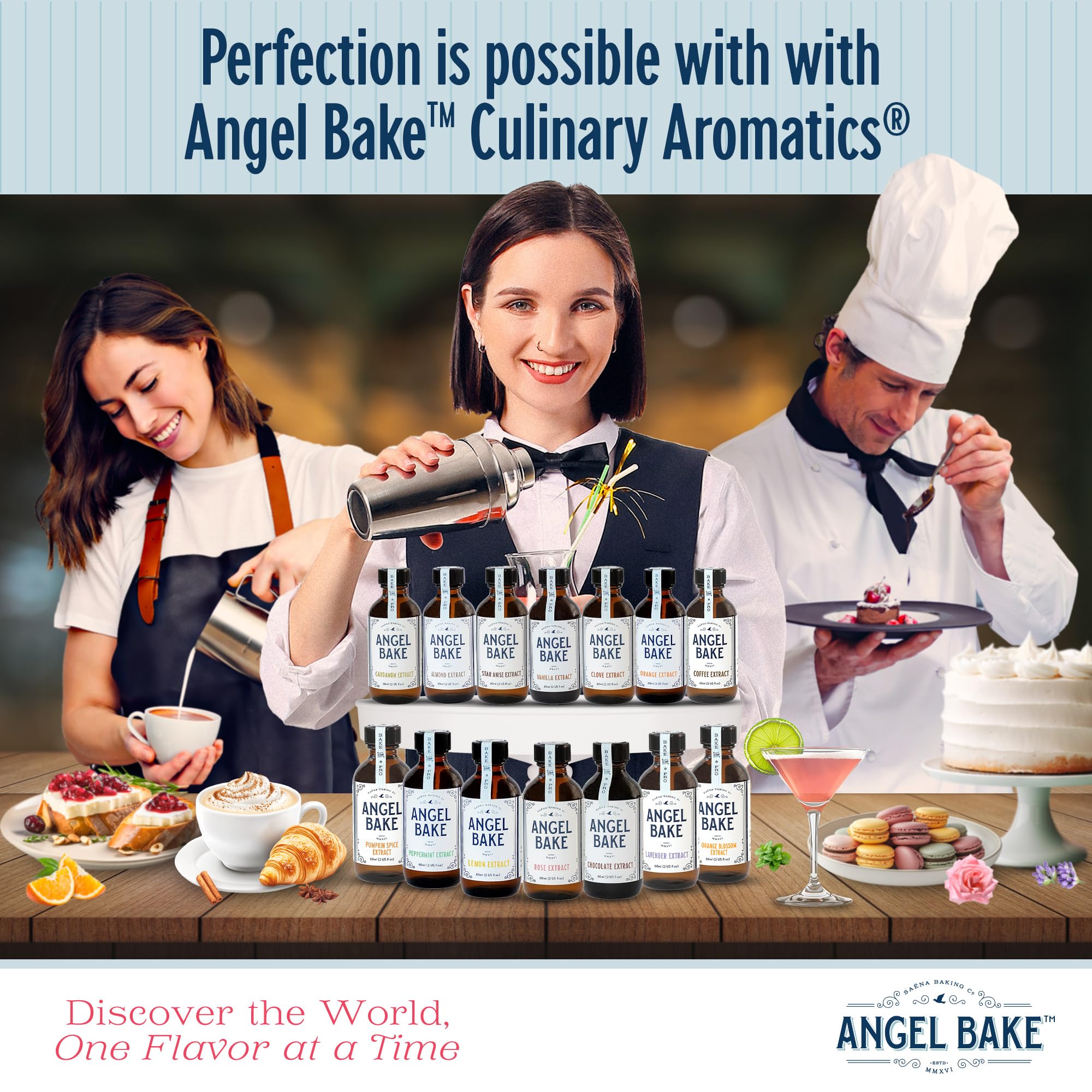 SAENA BAKING CO lavender extract with baking-ready aroma for cakes.