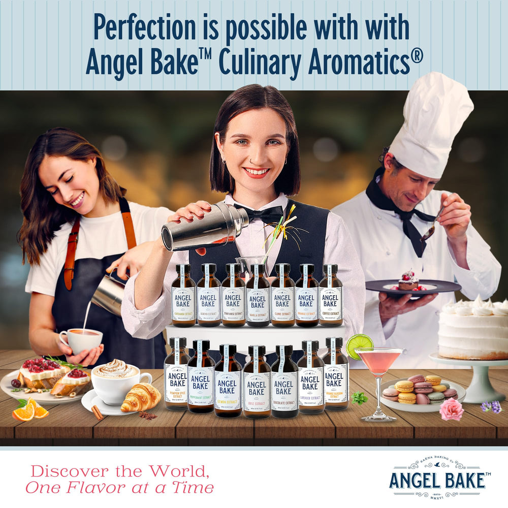 SAENA BAKING CO lavender extract with baking-ready aroma for cakes.