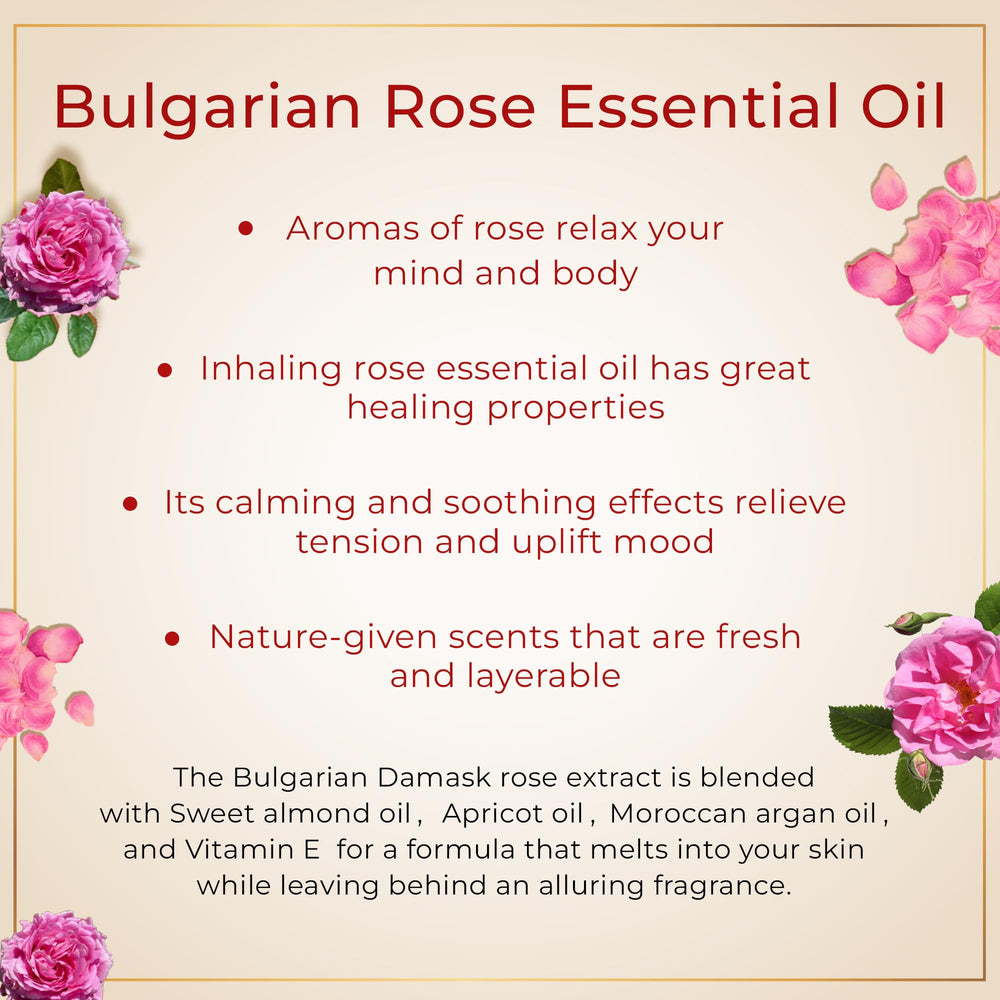 SAFA Rosé oil roller with Indian rose petals, conveying a delicate, uplifting aroma for daily ritual.