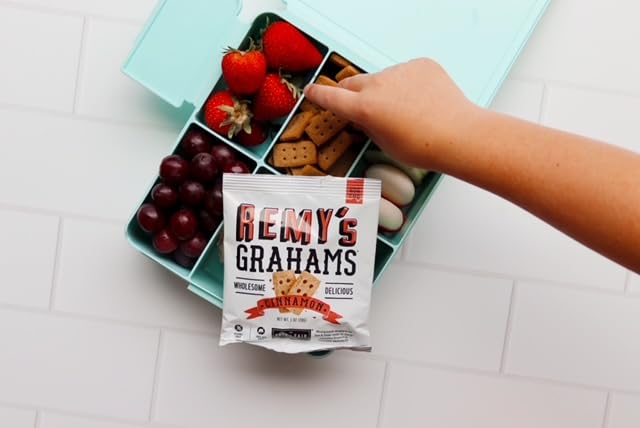 Family picnic with Remy’s Cinnamon Grahams as bite-sized treats.