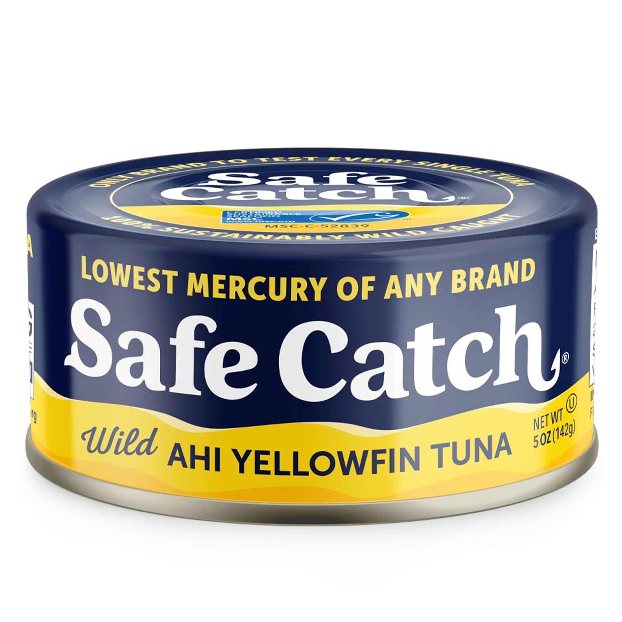 Safe Catch Ahi wild yellowfin tuna steaks—lean protein ready for quick meals.