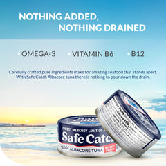 Safe Catch omega-3 rich tuna can for flavorful meals